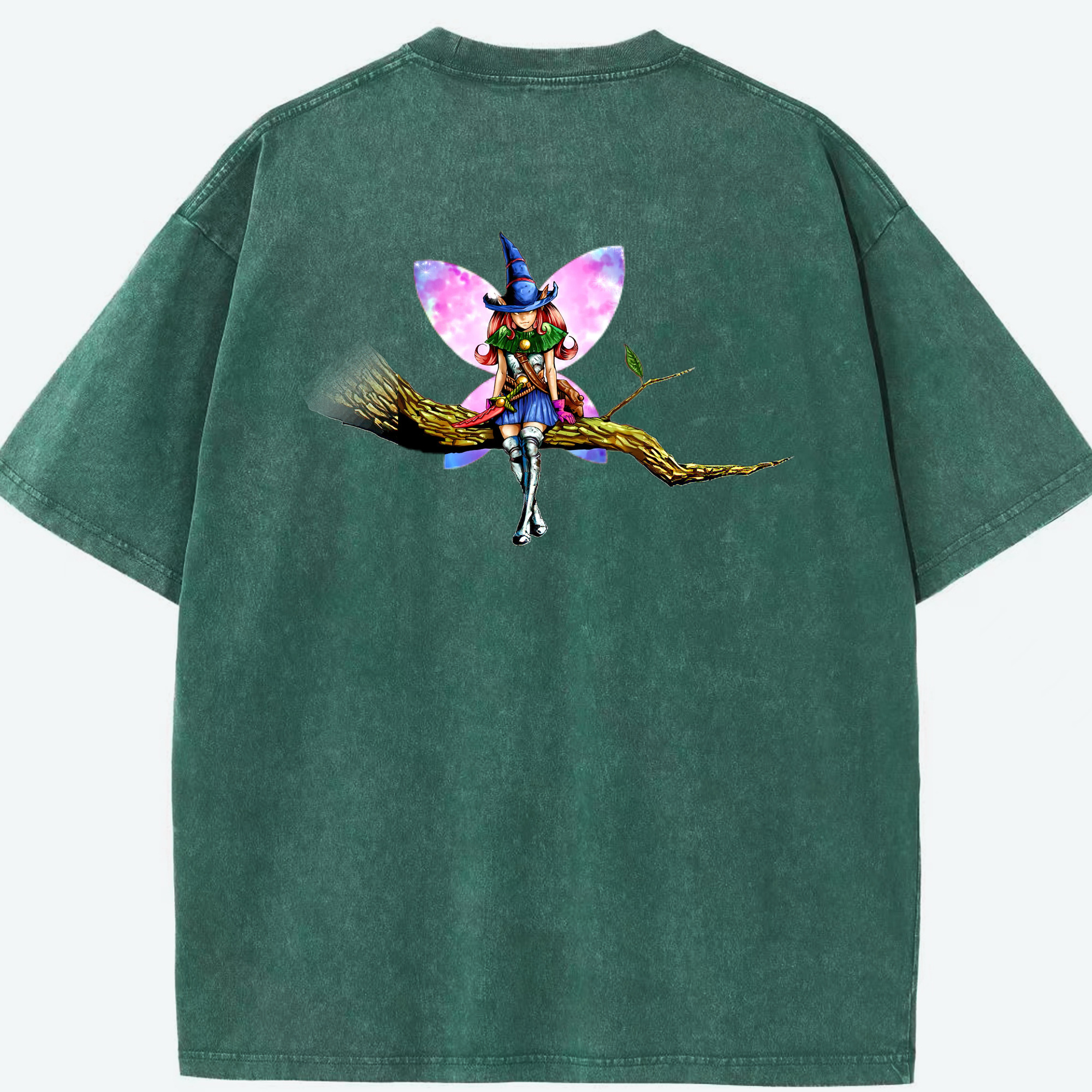 （画像用） 遊☆戯☆王 Yu-Gi-Oh! 綿100% ヴィンテージ風 半袖Tシャツ（背面プリント）
